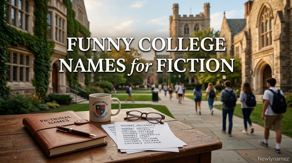 Funny College Names for Fiction