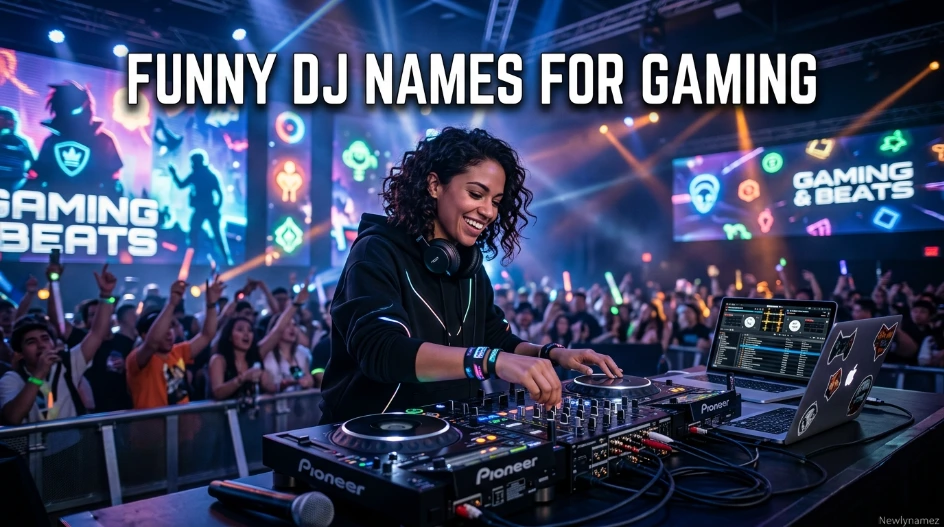 Funny DJ Names for Gaming