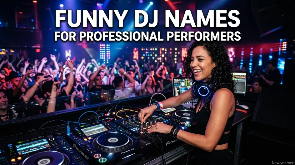 Funny DJ Names for Professional Performers