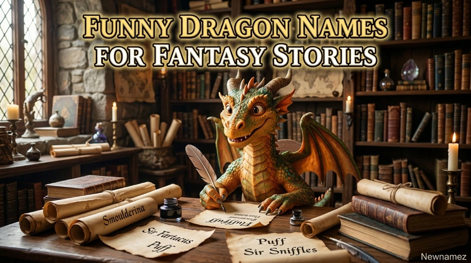Funny Dragon Names for Fantasy Stories