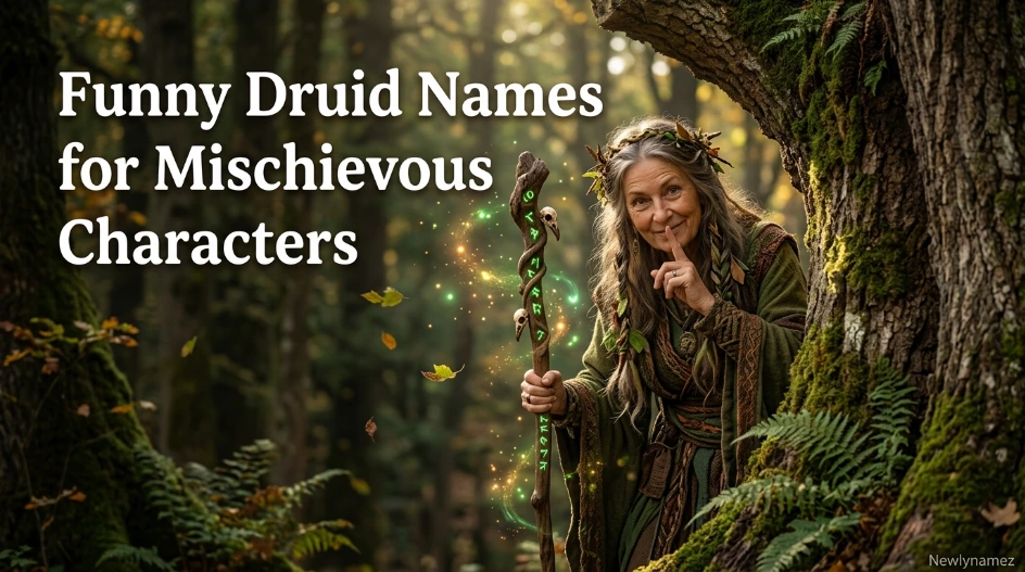 Funny Druid Names for Mischievous Characters