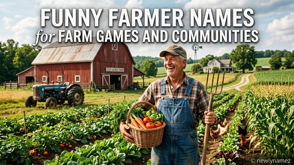 Funny Farmer Names for Farm Games and Communities