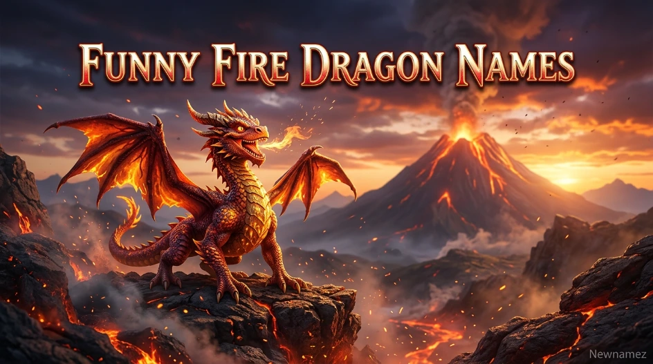 Funny Fire Dragon Names