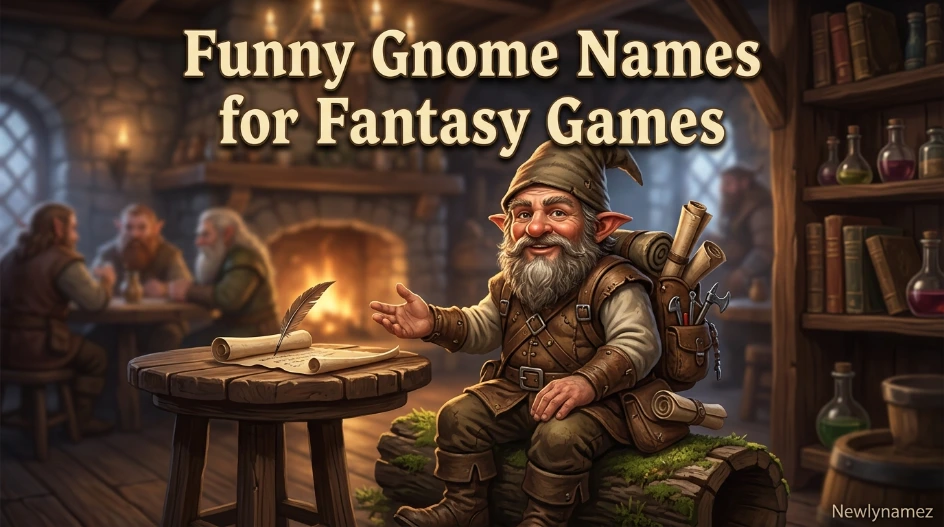 Funny Gnome Names for Fantasy Games
