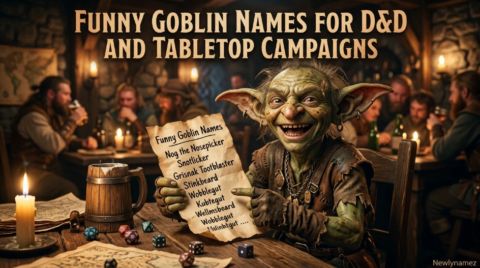 Funny Goblin Names for D&D and Tabletop Campaigns