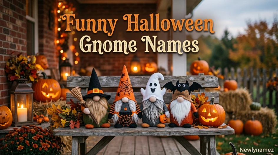 Funny Halloween Gnome Names
