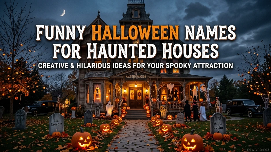 Funny Halloween Names for Haunted Houses