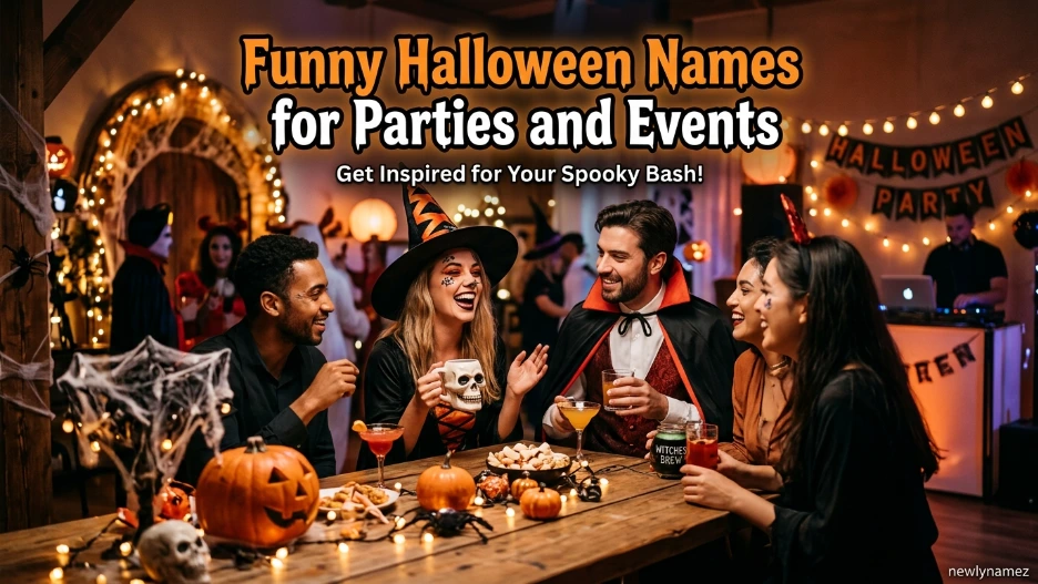 Funny Halloween Names for Parties and Events