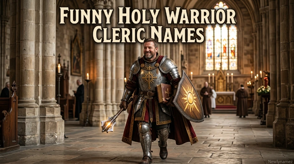 Funny Holy Warrior Cleric Names