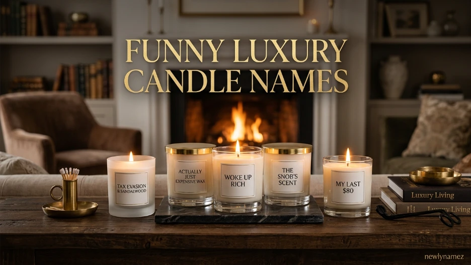 Funny Luxury Candle Names