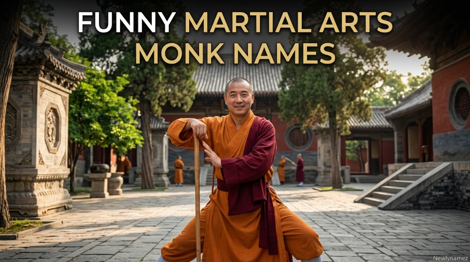 Funny Martial Arts Monk Names