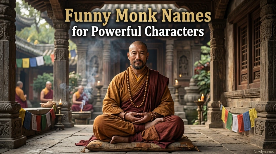 Funny Monk Names for Powerful Characters