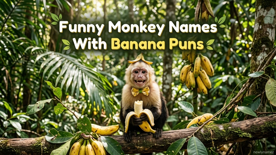 Funny Monkey Names With Banana Puns