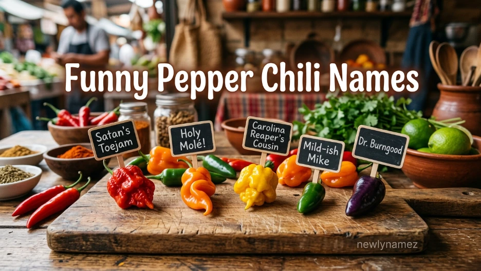 Funny Pepper Chili Names