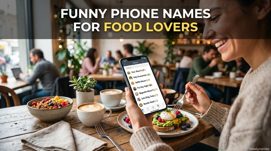 Funny Phone Names for Food Lovers