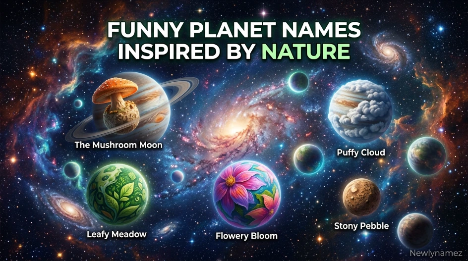 Funny Planet Names Inspired by Nature