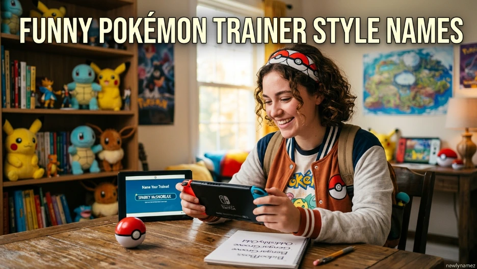 Funny Pokémon Trainer Style Names