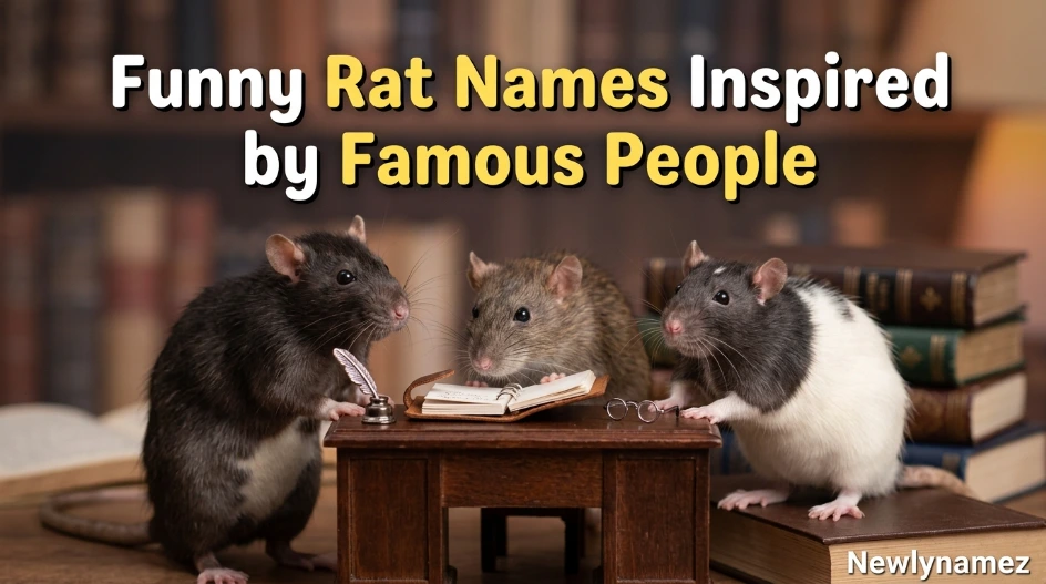 Funny Rat Names Inspired by Famous People