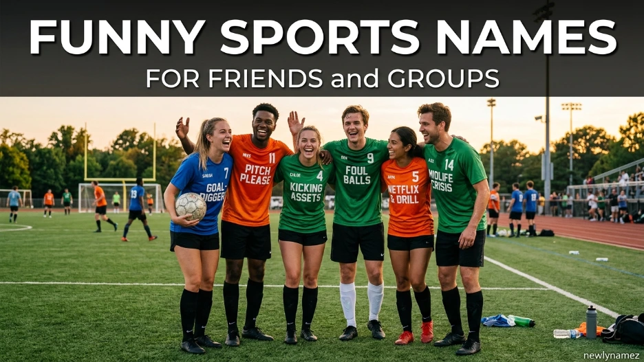 Funny Sports Names for Friends and Groups