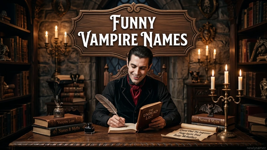 Funny Vampire Names