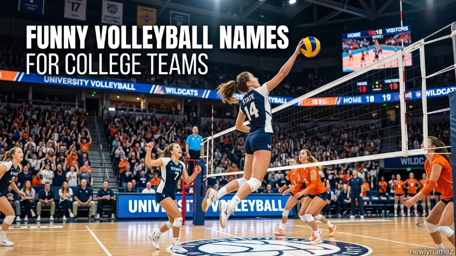 Funny Volleyball Names for College Teams