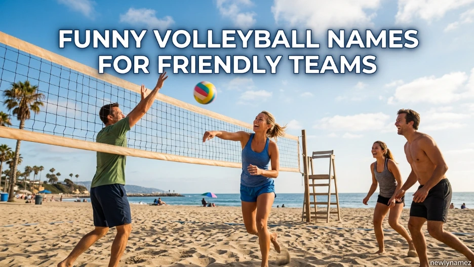 Funny Volleyball Names for Friendly Teams