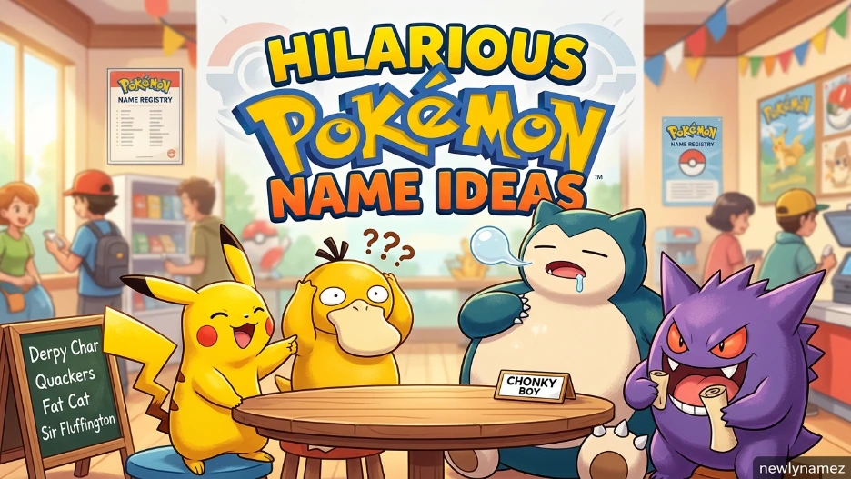 Hilarious Pokémon Name Ideas