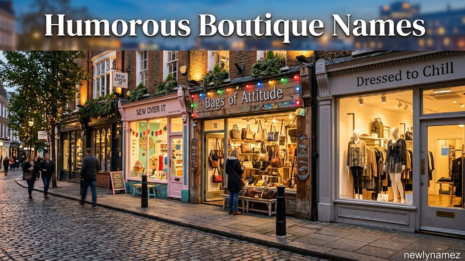 Humorous Boutique Names