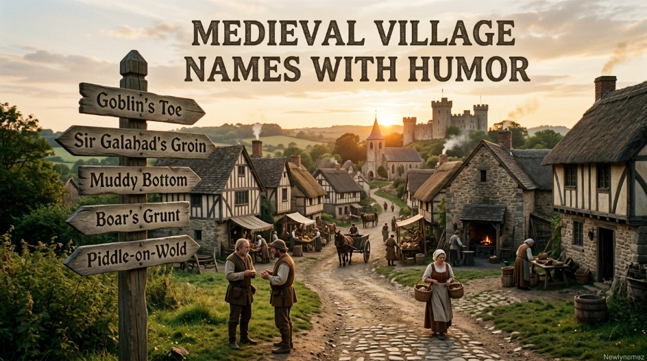 Medieval Village Names With Humor