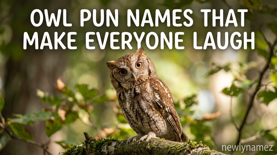 Owl Pun Names That Make Everyone Laugh