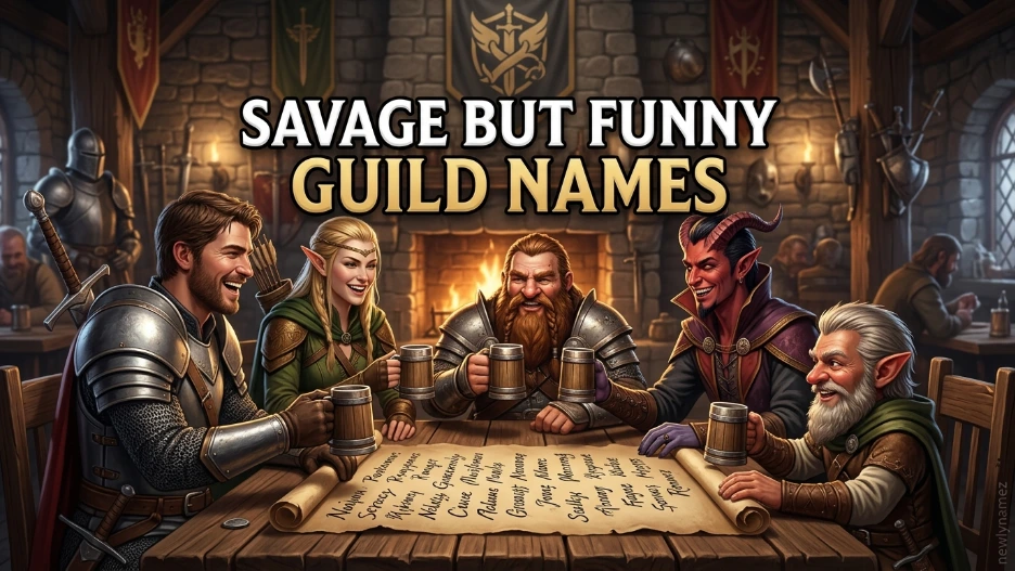 Savage but Funny Guild Names