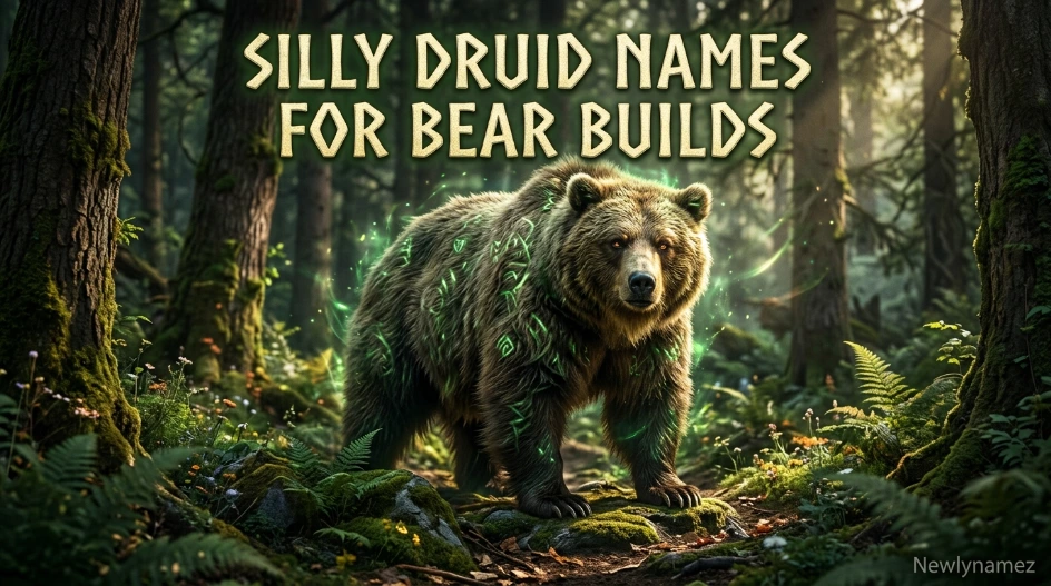 Silly Druid Names for Bear Builds