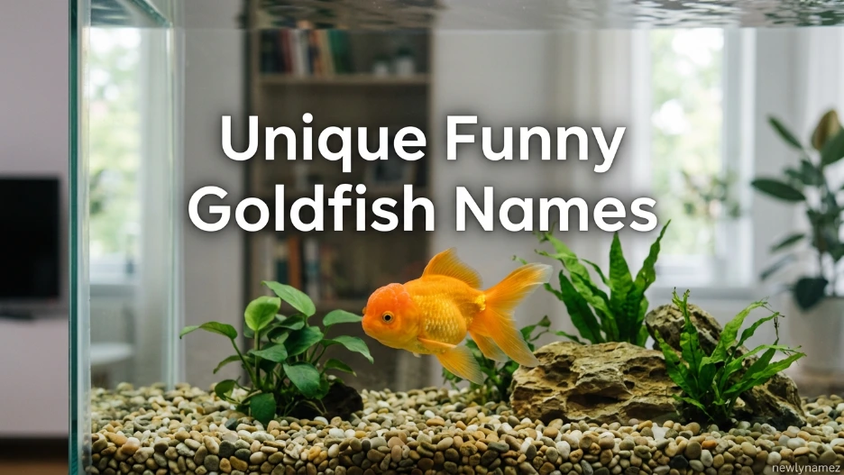 Unique Funny Goldfish Names