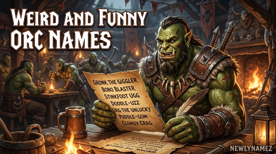 Weird and Funny Orc Names