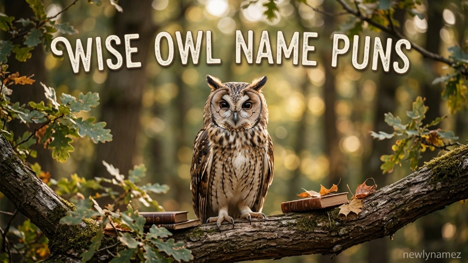 Wise Owl Name Puns