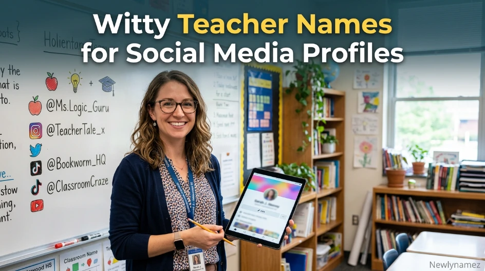Witty Teacher Names for Social Media Profiles