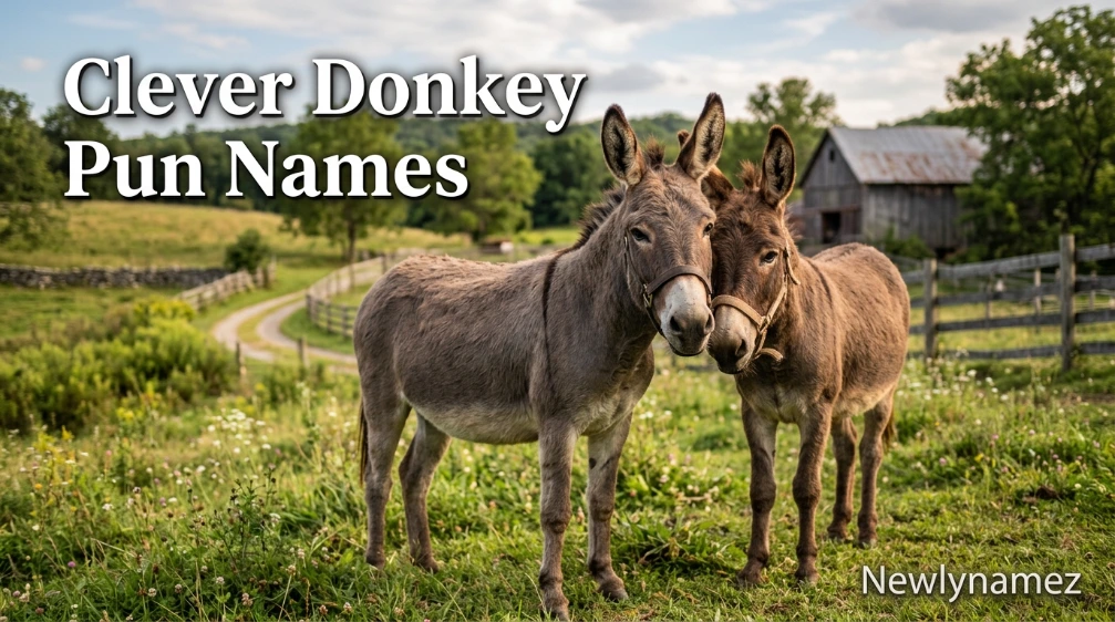 Clever Donkey Pun Names