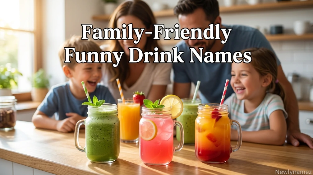 Family-Friendly Funny Drink Names