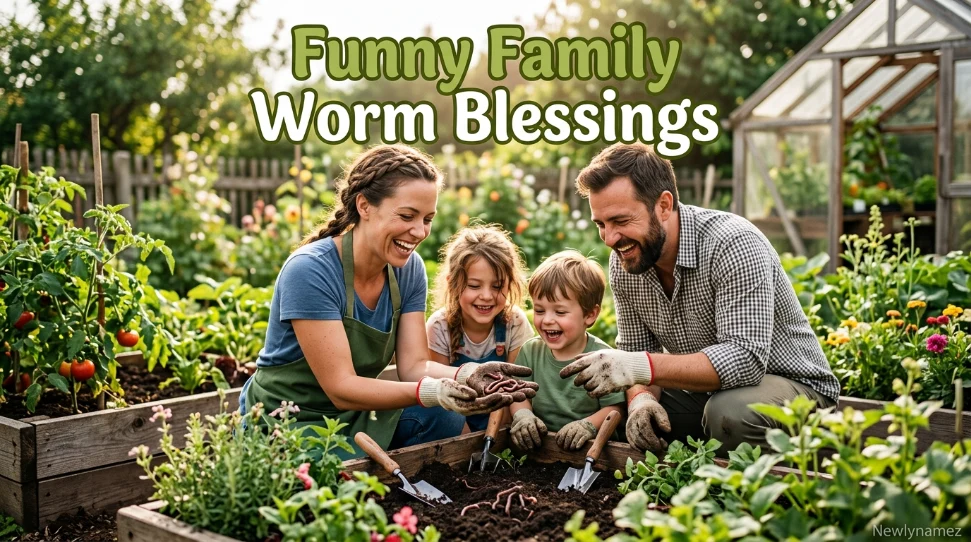 Funny Family Worm Blessings