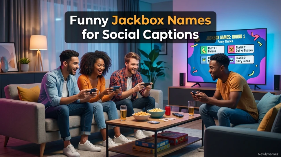 Funny Jackbox Names for Social Captions