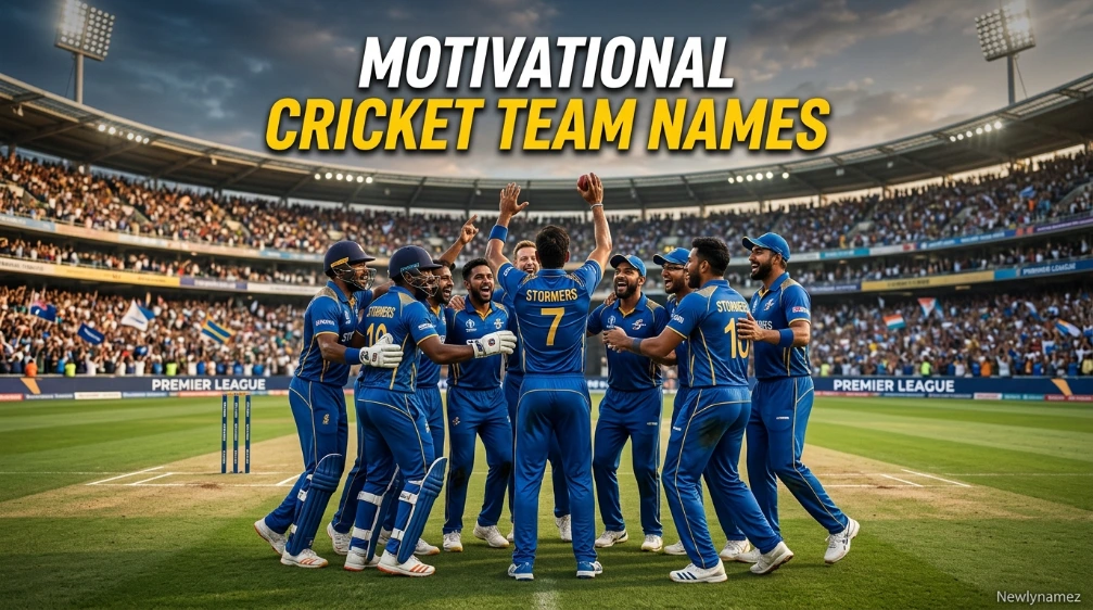 Motivational Cricket Team Names