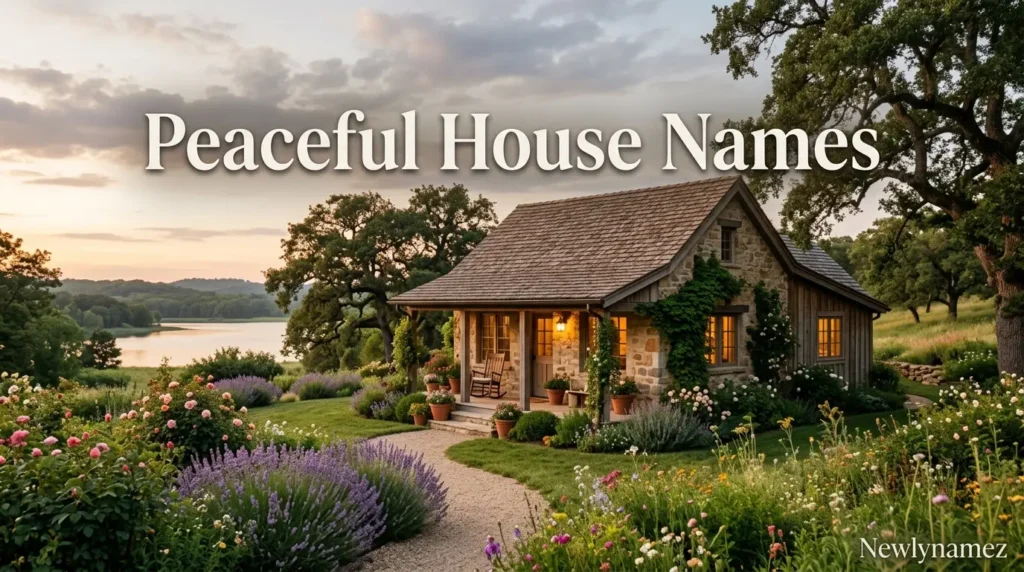 Peaceful House Names