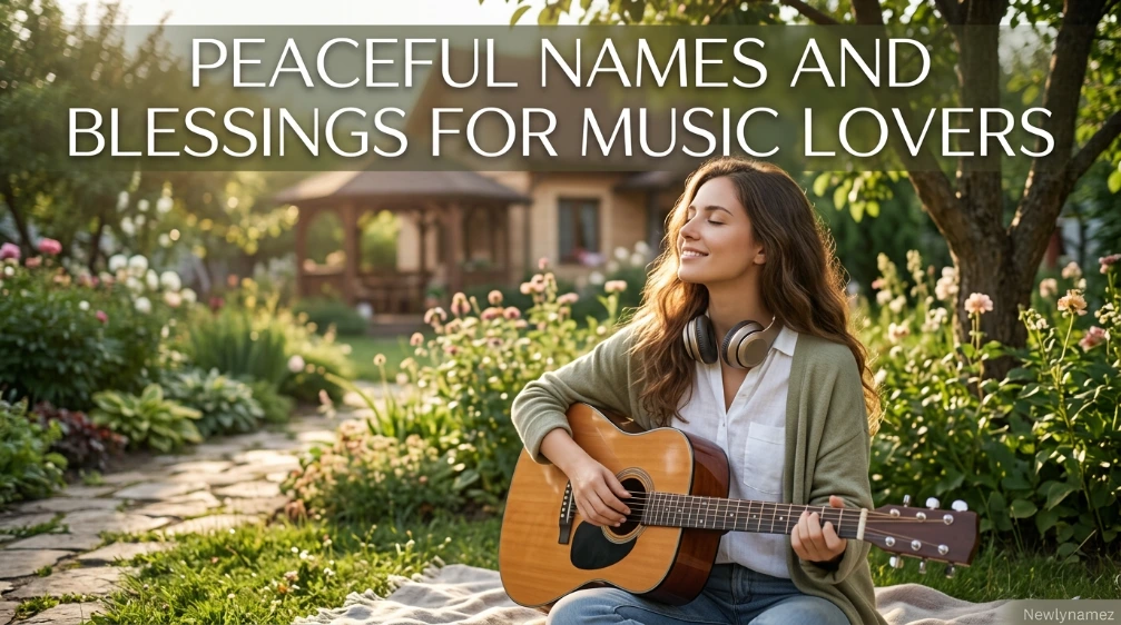 Peaceful Names and Blessings for Music Lovers