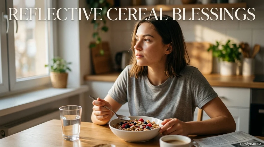 Reflective Cereal Blessings