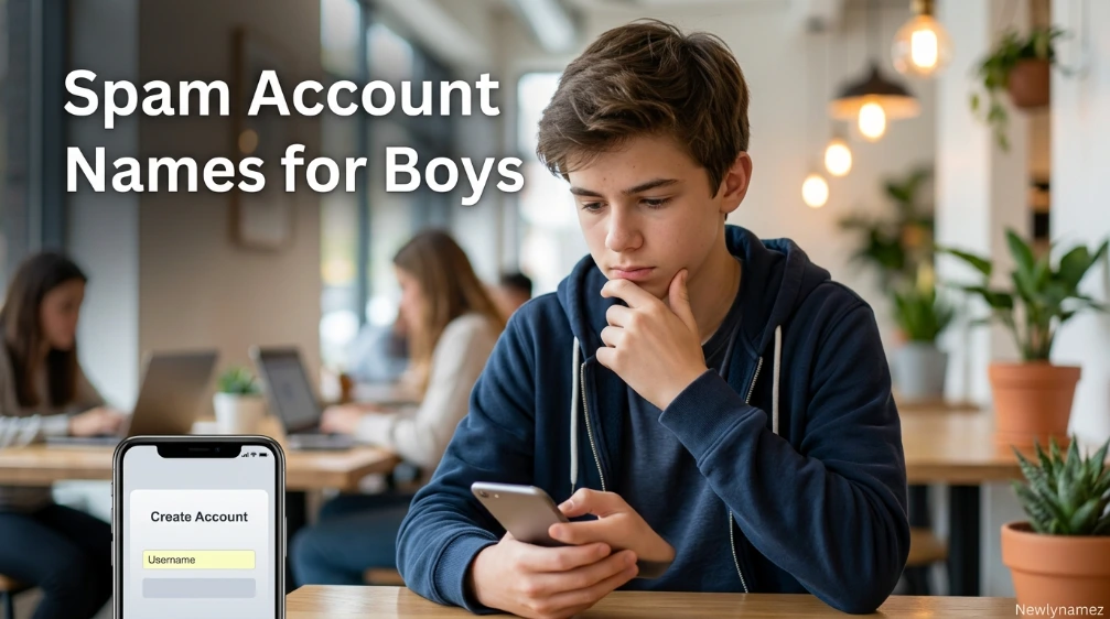 Spam Account Names for Boys