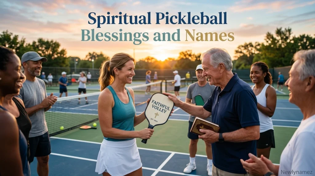 Spiritual Pickleball Blessings and Names