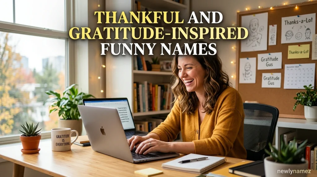 Thankful and Gratitude-Inspired Funny Names