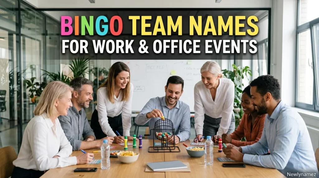 Bingo Team Names for Work and Office Events