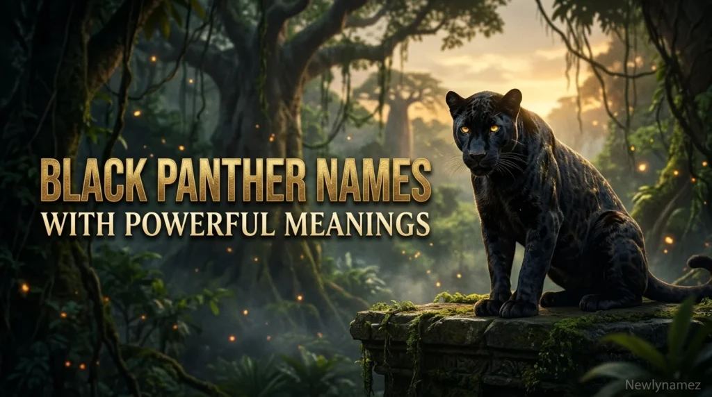 Black Panther Names With Powerful Meanings