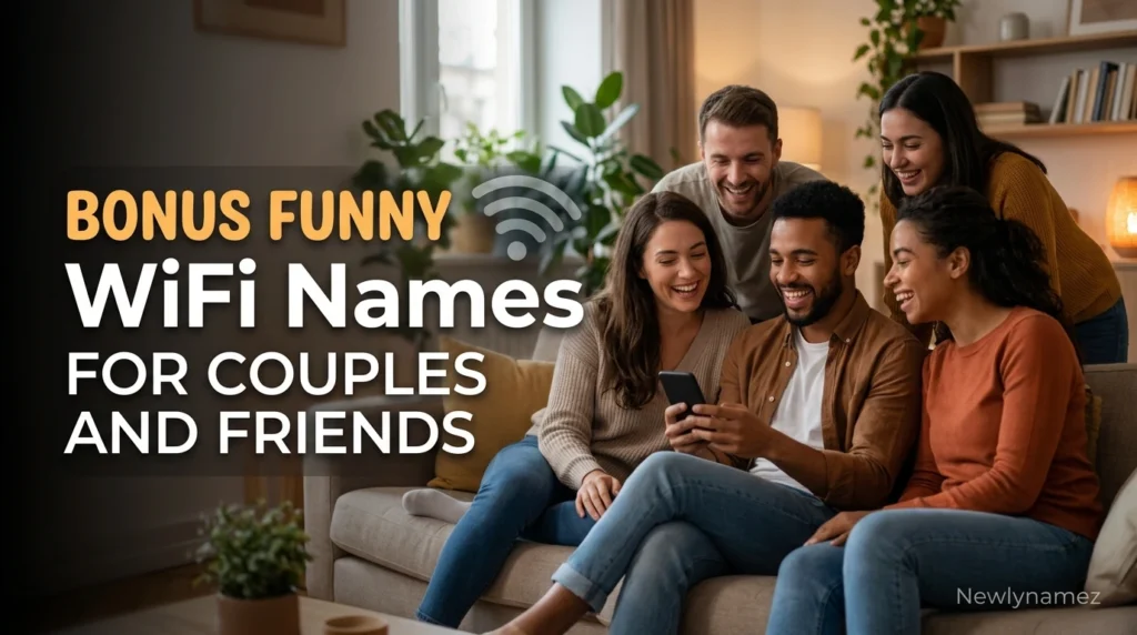 Bonus Funny WiFi Names for Couples and Friends